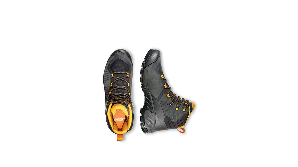 Mammut Sapuen High GTX Hiking Shoes - Mens, Black/Dark Radiant, US 10, 3030-04241-00132-1090