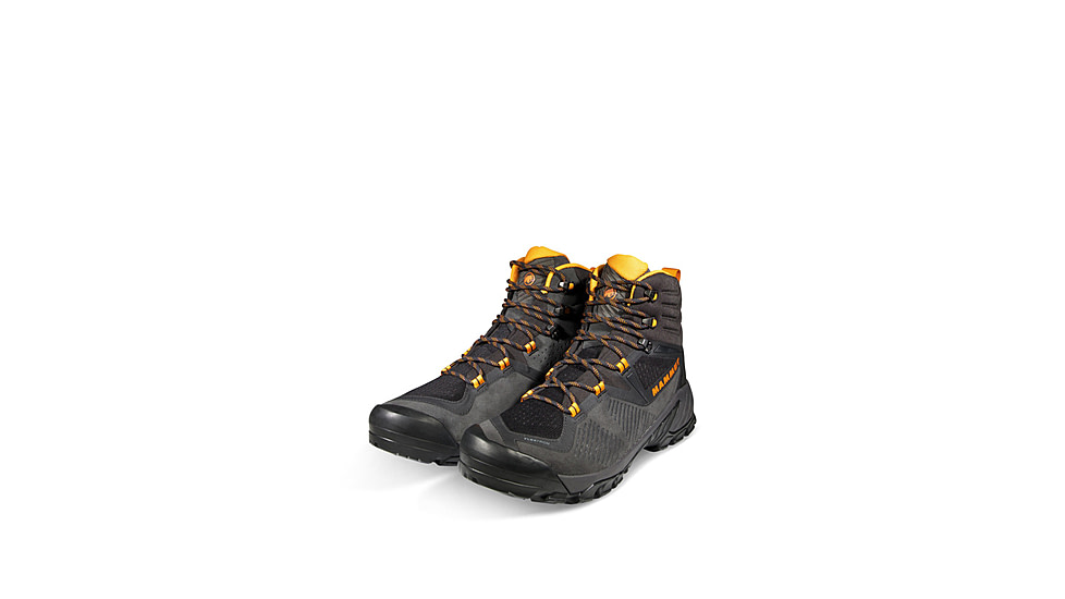 Mammut Sapuen High GTX Hiking Shoes - Mens, Black/Dark Radiant, US 10, 3030-04241-00132-1090