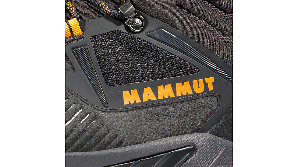 Mammut Sapuen High GTX Hiking Shoes - Mens, Black/Dark Radiant, US 10, 3030-04241-00132-1090