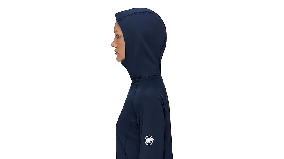 Mammut Selun FL Sun Hoodies - Womens, Marine, Extra Large, 1016-01430-5118-116