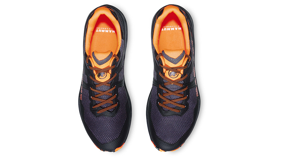 Mammut Sertig II Low Hiking Shoes - Mens, Black/Vibrant Orange, US 8.5, 3030-04300-00533-1075