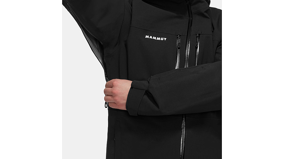 Mammut Stoney HS Hooded Jacket - Mens, Black, Medium, 1010-31010-0001-114