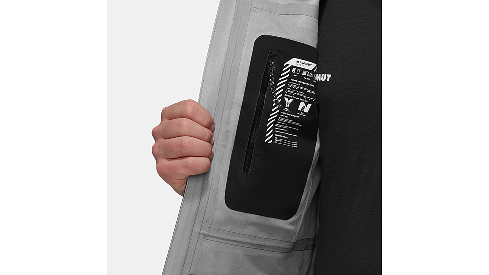 Mammut Stoney HS Hooded Jacket - Mens, Black, Medium, 1010-31010-0001-114