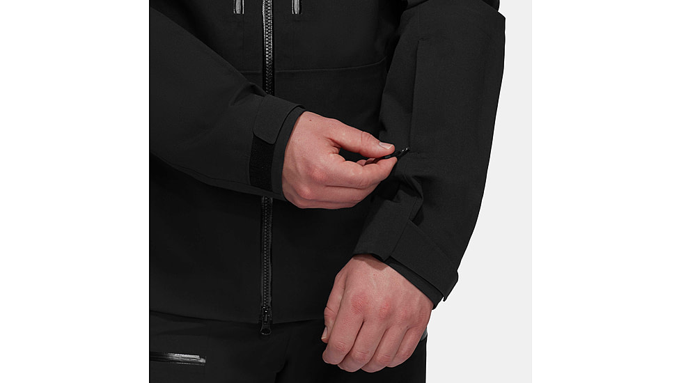 Mammut Stoney HS Hooded Jacket - Mens, Black, Medium, 1010-31010-0001-114