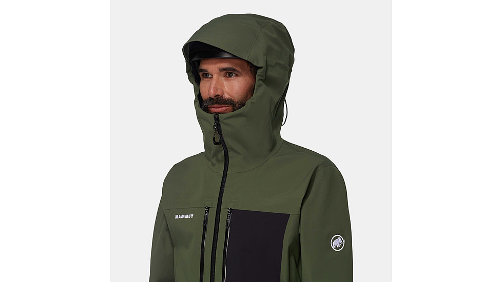 Mammut Stoney HS Hooded Jacket - Mens, Dark Marsh, Medium, 1010-31010-40294-114