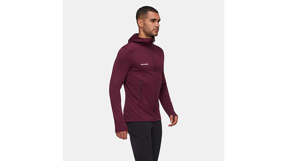 Mammut Taiss Light ML Hooded Jacket - Men's, Vin, Medium, 1014-04530-3800-114