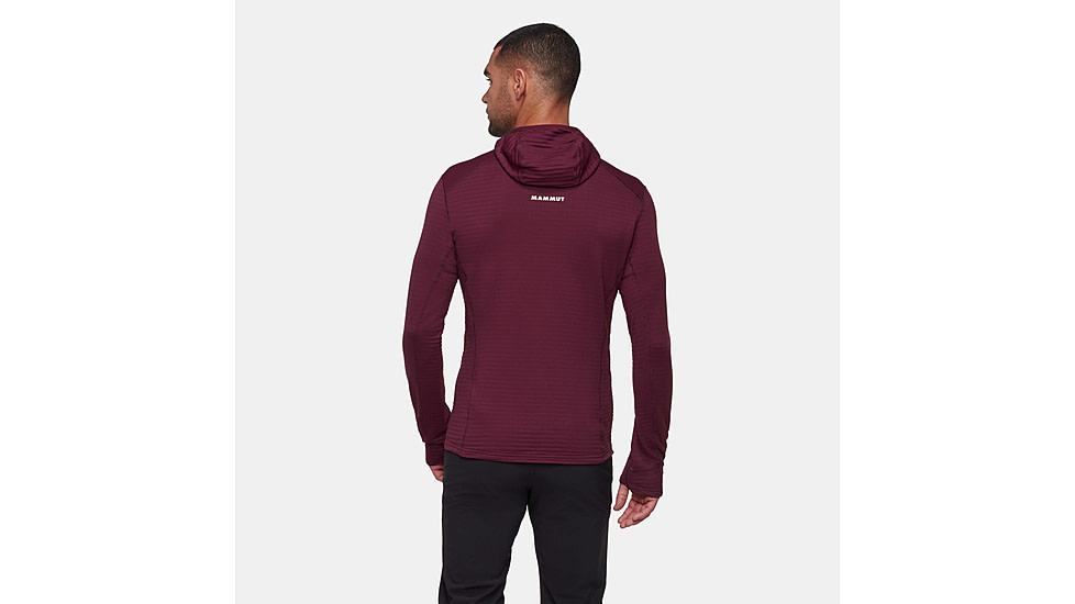 Mammut Taiss Light ML Hooded Jacket - Men's, Vin, Medium, 1014-04530-3800-114