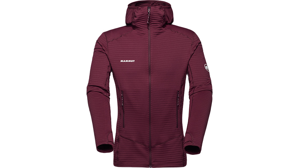 Mammut Taiss Light ML Hooded Jacket - Men's, Vin, Medium, 1014-04530-3800-114