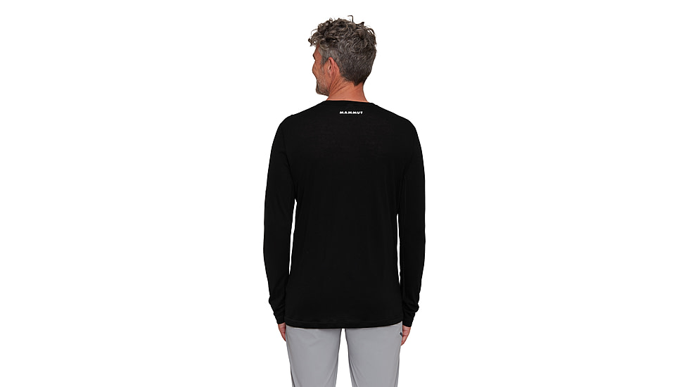 Mammut Tree Wool FL Longsleeve T-Shirt - Mens, Black, XXL, 1016-01690-0001-117