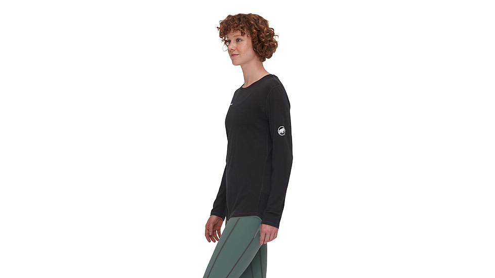 Mammut Tree Wool FL Longsleeve T-Shirt - Womens, Black, XXL, 1016-01700-0001-117