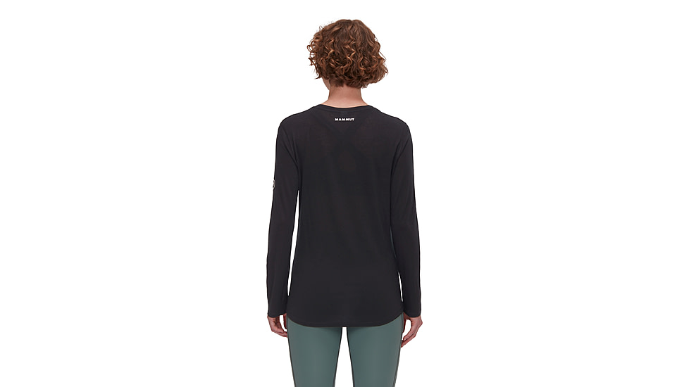 Mammut Tree Wool FL Longsleeve T-Shirt - Womens, Black, XXL, 1016-01700-0001-117