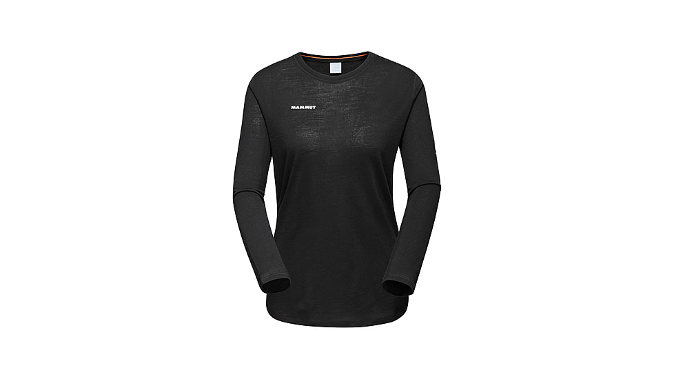 Mammut Tree Wool FL Longsleeve T-Shirt - Womens, Black, XXL, 1016-01700-0001-117