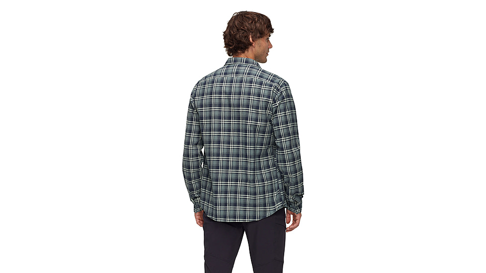 Mammut Trovat Summer Longsleeve Shirt - Mens, Marine-Strata, 3XL, 1015-01610-50627-118