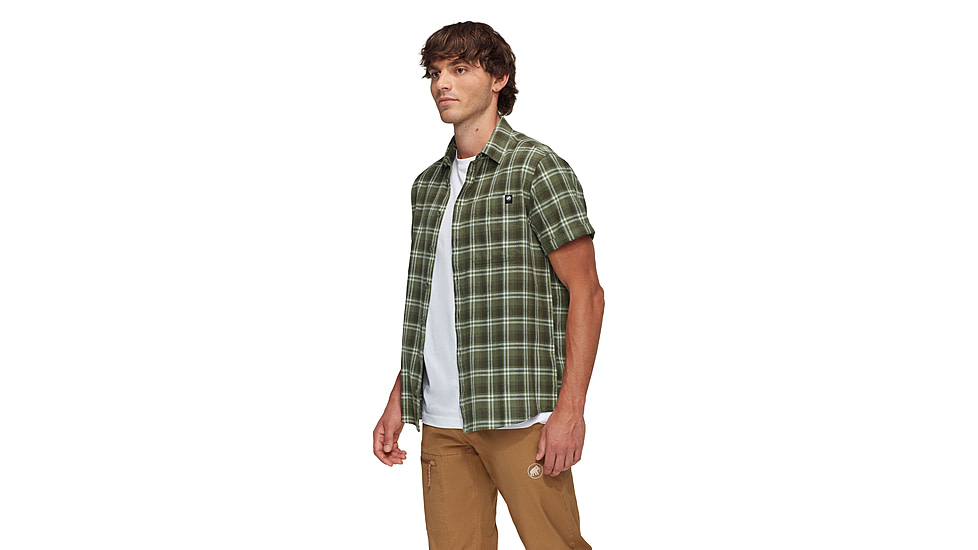 Mammut Trovat Summer Shirt - Mens, Marsh-Dark Marsh, L, 1015-01620-40300-115