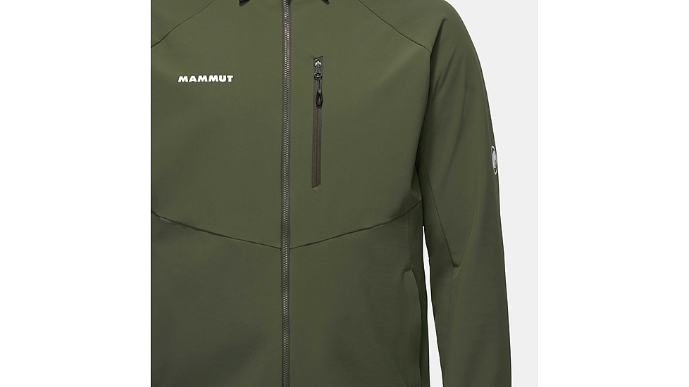 Mammut Ultimate Comfort SO Hooded Jacket - Mens, Dark Marsh, Medium, 1011-01910-40284-114