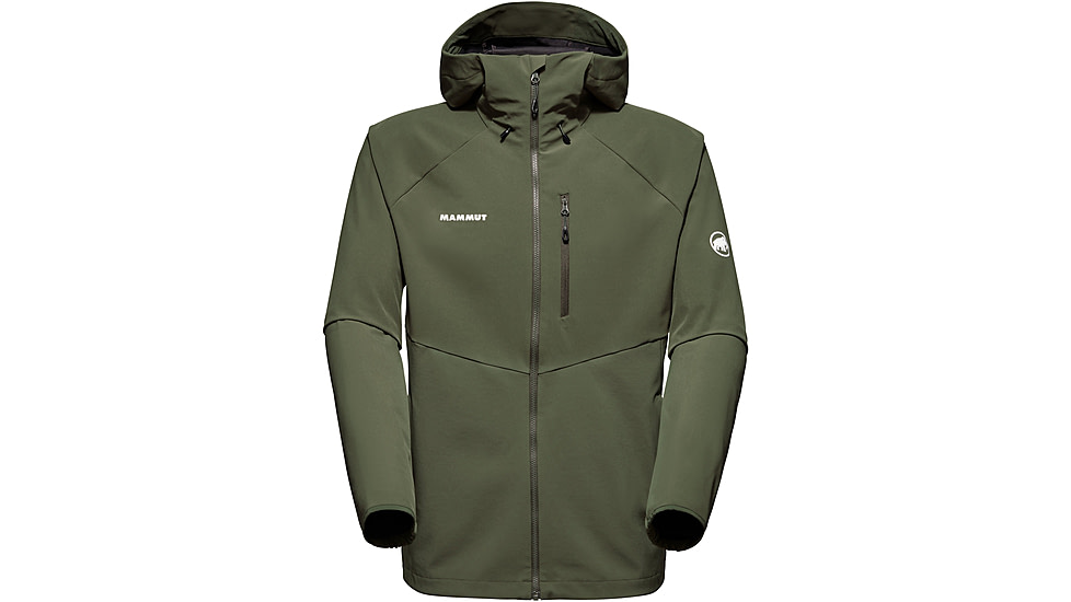Mammut Ultimate Comfort SO Hooded Jacket - Mens, Dark Marsh, Medium, 1011-01910-40284-114