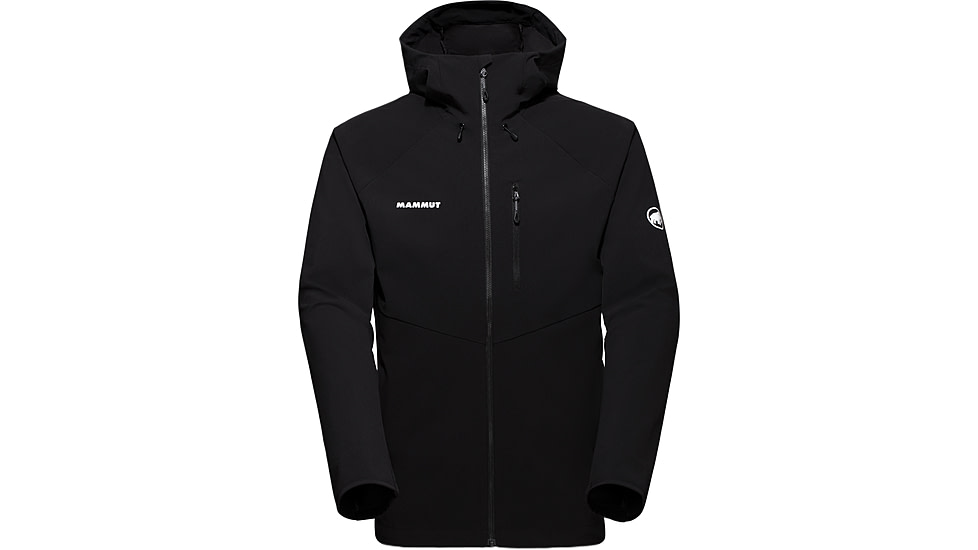 Mammut Ultimate Comfort SO Hooded Jacket - Womens, Black, Large, 1011-02630-0001-115