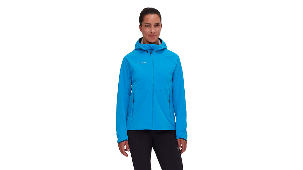 Mammut Ultimate Comfort SO Hooded Jacket - Womens, Glacier Blue, XS, 1011-01960-50589-112