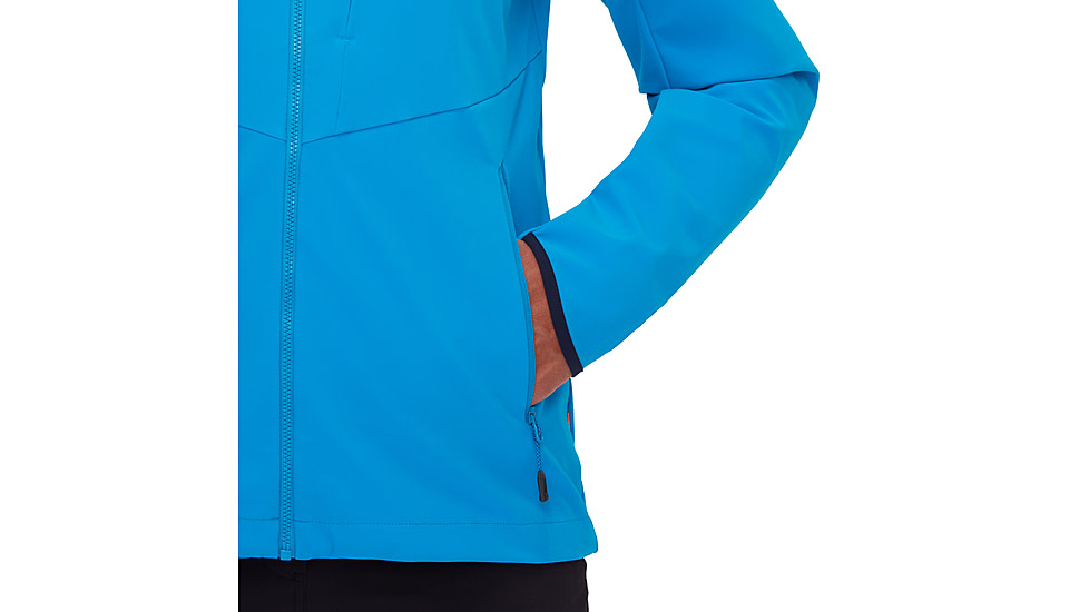 Mammut Ultimate Comfort SO Hooded Jacket - Womens, Glacier Blue, XS, 1011-01960-50589-112