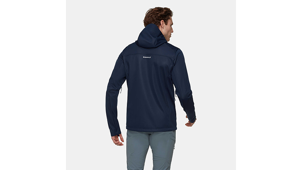 Mammut Ultimate VII SO Hooded Jacket - Mens, Marine, Medium, 1011-02670-5118-114