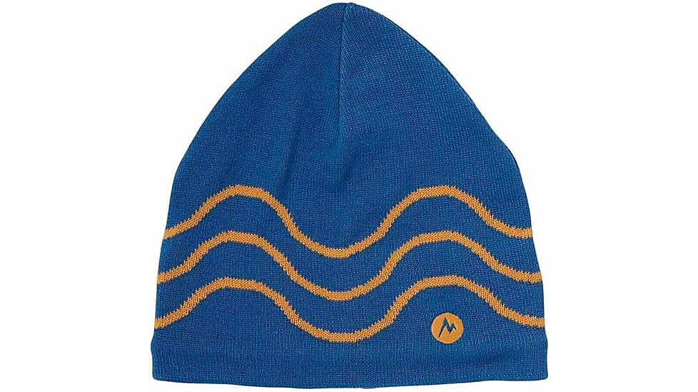 Marmot 50th Anniversary Beanie Hat - Mens, Trail Blue/Golden Sun, One Size, M15770-23244-OS