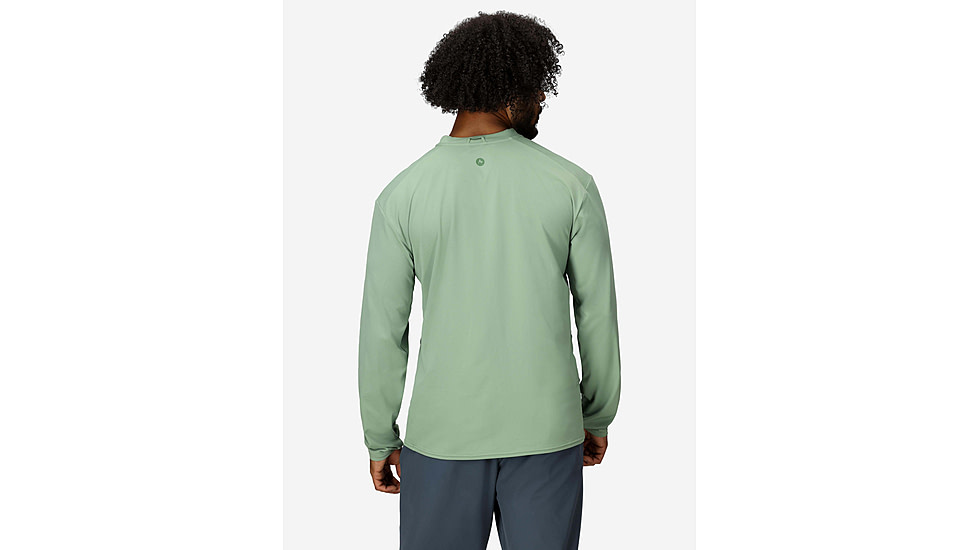 Marmot AirExchange SolarShield Crew LS - Mens, Agate Green, XXL, M16049-24373XXL