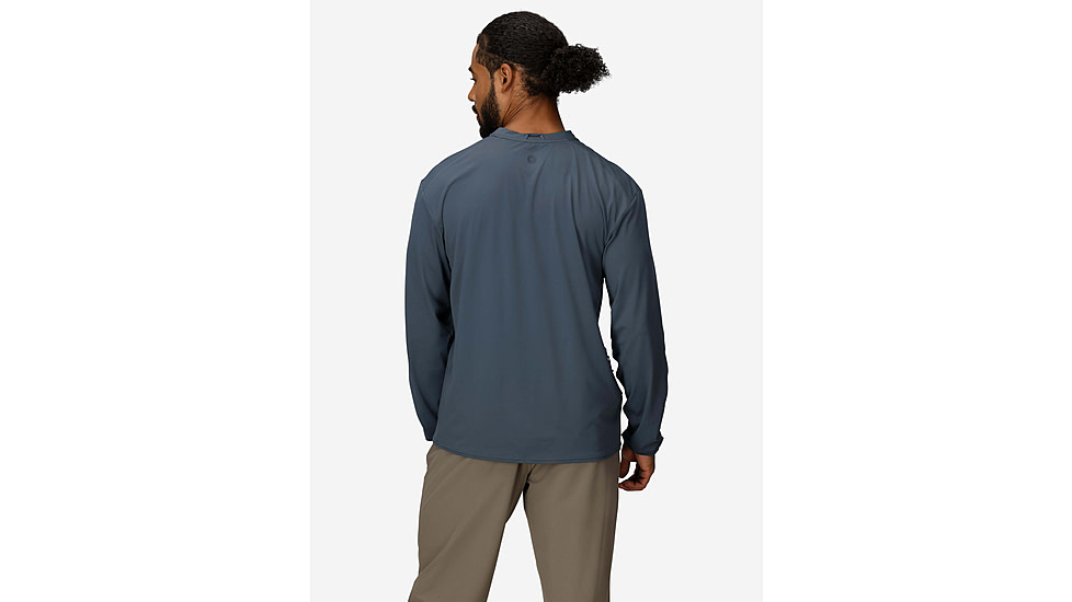Marmot AirExchange SolarShield Crew LS - Mens, Thunderhead, XL, M16049-24369XL