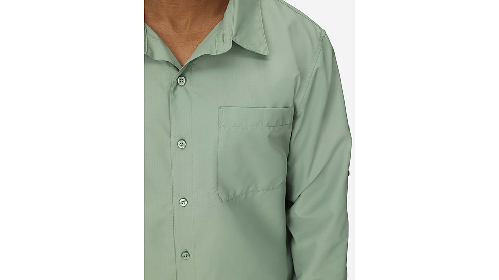Marmot AirExchange SolarShield LS Shirt - Mens, Agate Green, L, M16113-24373L