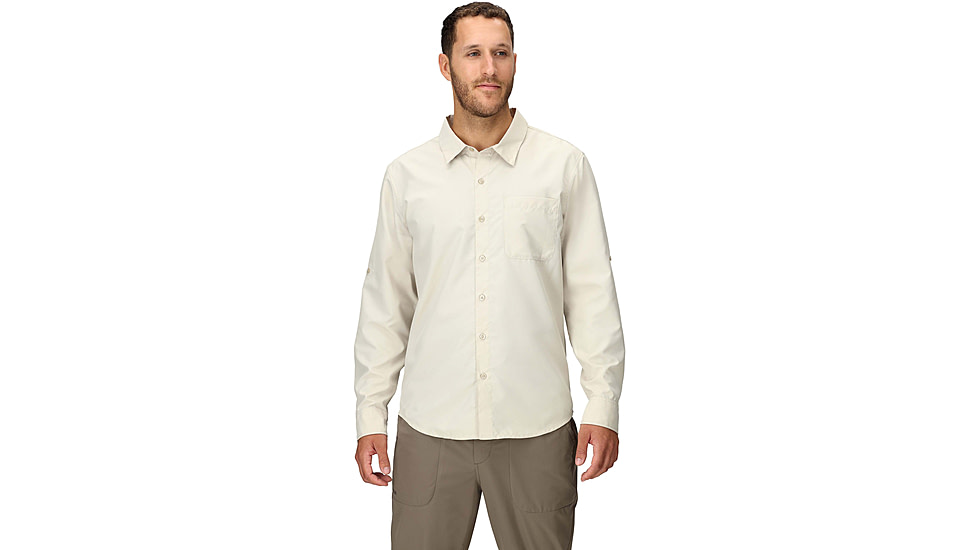 Marmot AirExchange SolarShield LS Shirt - Mens, Birch Bark, M, M16113-24379M