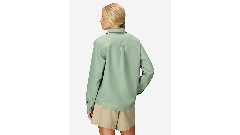 Marmot AirExchange SolarShield LS Shirt - Womens, Agate Green, S, M16056-24373S