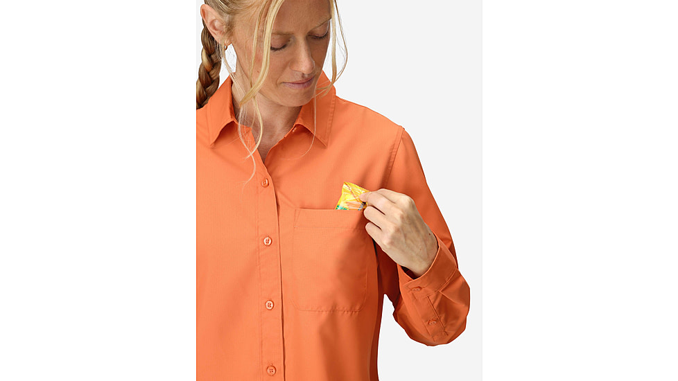 Marmot AirExchange SolarShield LS Shirt - Womens, Pomelo, XS, M16056-24363XS