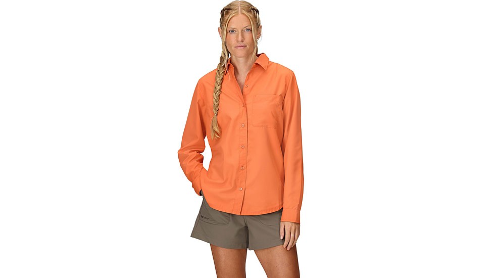 Marmot AirExchange SolarShield LS Shirt - Womens, Pomelo, XS, M16056-24363XS