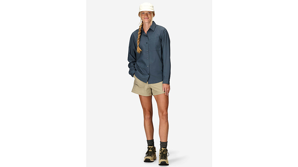 Marmot AirExchange SolarShield LS Shirt - Womens, Thunderhead, M, M16056-24369M