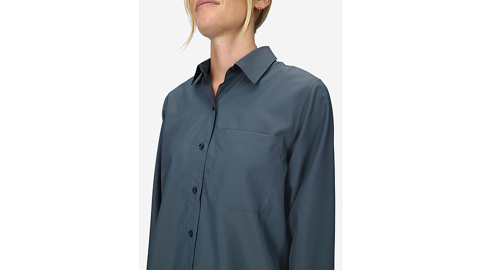 Marmot AirExchange SolarShield LS Shirt - Womens, Thunderhead, M, M16056-24369M