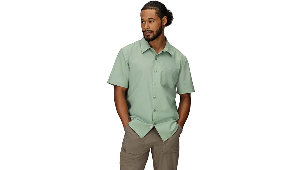 Marmot AirExchange SolarShield SS Shirt - Mens, Agate Green, M, M16114-24373M