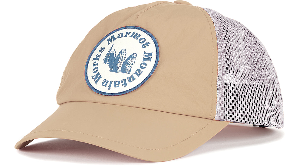 Marmot Alpine Soft Mesh Trucker Hat, Light Oak, L/XL, M14315-22264L/XL