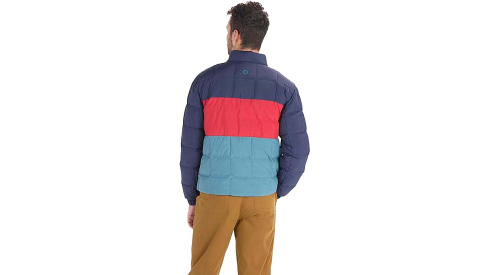 Marmot Ares Jacket - Mens, Arctic Navy/Team Red/Moon River, Small, M15900-23909-S