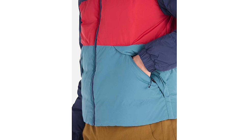 Marmot Ares Jacket - Mens, Arctic Navy/Team Red/Moon River, Small, M15900-23909-S