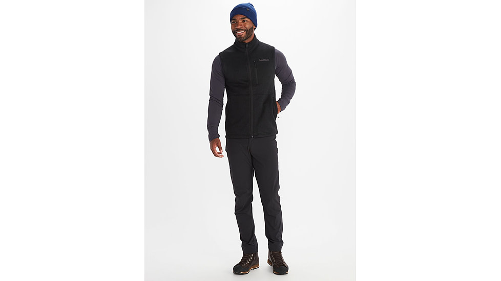 Marmot Drop Line Vest - Mens, Black, Small, M13208-001-S