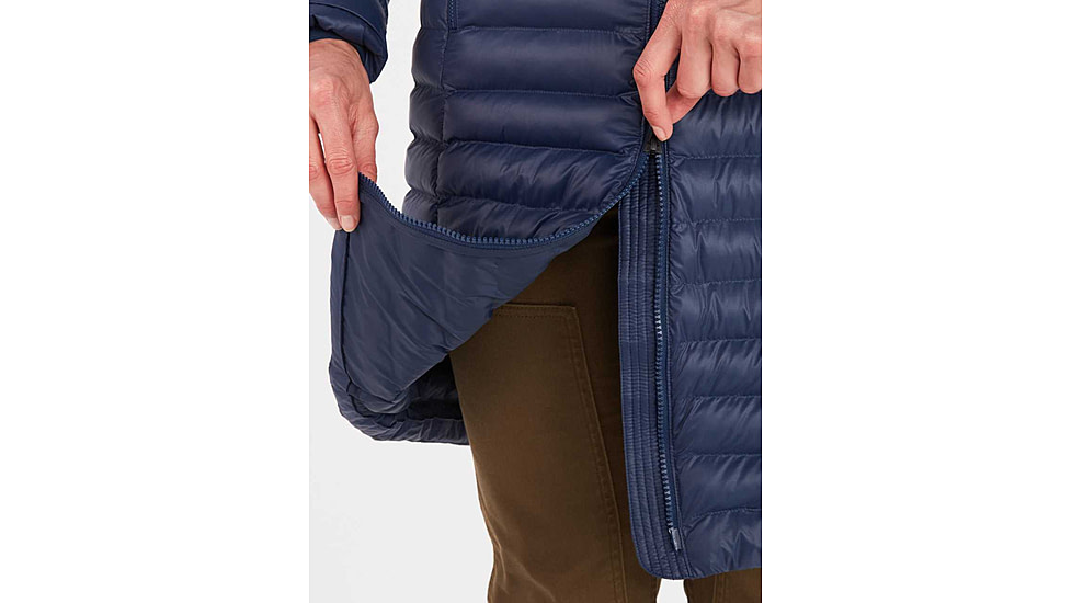 Marmot Echo Featherless Long Jacket - Womens, Arctic Navy Shiny, Extra SmallMediumaLargeLarge, M15871-20952-XS