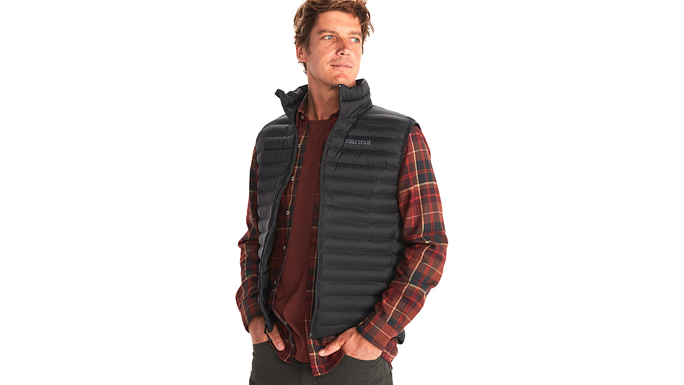 Marmot Echo Featherless Vest - Mens, Black, XL, M15912-001XL