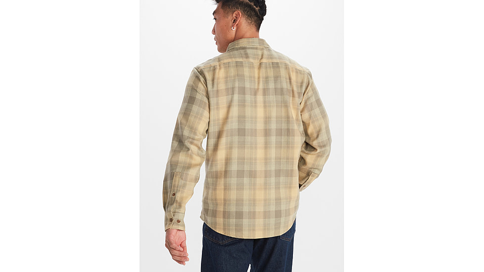 Marmot Fairfax Novelty Lightweight Long Sleeve Flannel - Mens, Light Oak, Large, M14658-22264-L