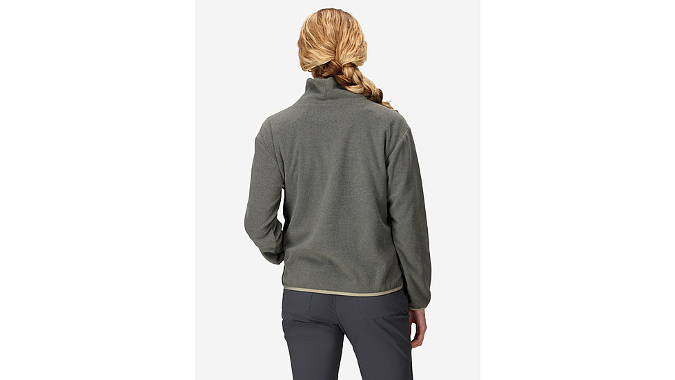 Marmot Felton Fleece Cowl Neck - Womens, Shale Grey Heather, Large, 195115370541