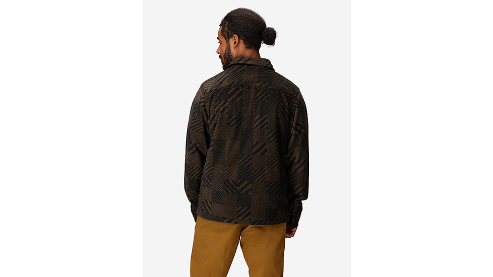 Marmot Felton Fleece Long Sleeve Shirt - Mens, Black Patchwork, Medium, 195115350567