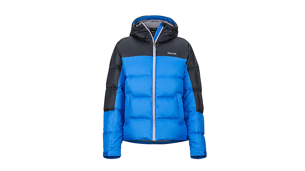 Marmot Guides Down Hoody - Womens, Clear Blue/Black, Medium, 79300-3567-M