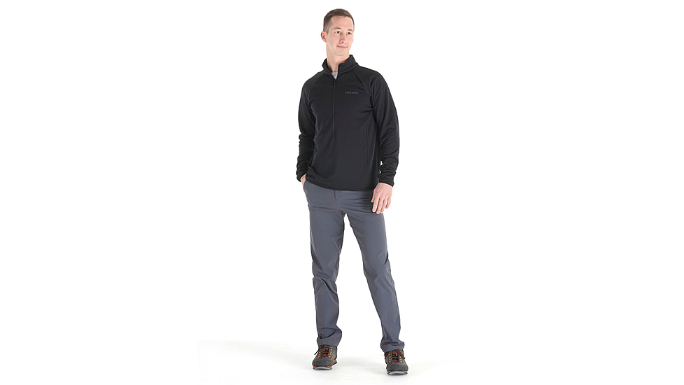 Marmot Leconte Fleece 1/2 Zip - Mens, Black, Medium, M15381-001-M