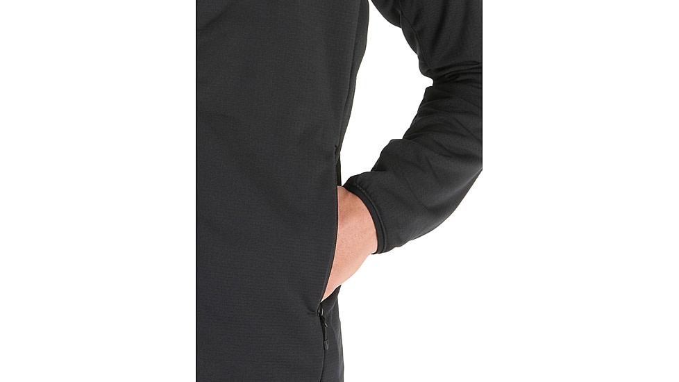 Marmot Leconte Full Zip Hoody - Mens, Black, Small, M15383-001-S