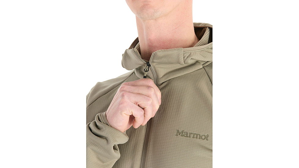 Marmot Leconte Full Zip Hoody - Mens, Vetiver, Medium, M15383-21543-M