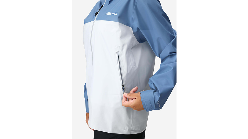 Marmot Minimalist Pertex Jacket - Womens, Rain Cloud/Vapor, XL, M16066-24400XL