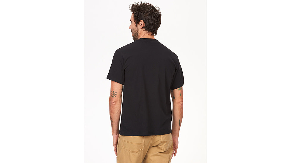 Marmot MMW Gradient Short Sleeve Tee - Mens, Black, Small, M14823-001-S